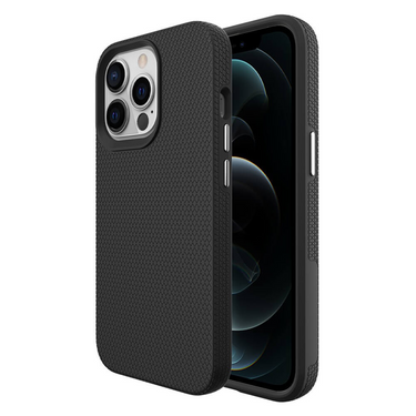 iPhone 12 Mini Compatible Case Cover With Shockproof Rhinos Rugged- Black